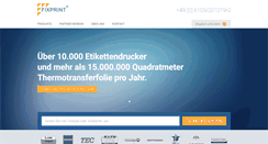 Desktop Screenshot of fixprint.de