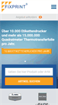 Mobile Screenshot of fixprint.de